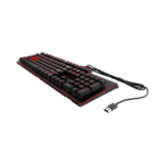 OMEN BY HP 1100 – TECLADO MECÁNICO GAMER, ILUMINACIÓN LED ROJA, N-KEY ROLLOVER, BLACK - Imagen 3