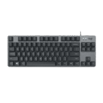 LOGITECH K835 TKL – TECLADO MECÁNICO CABLEADO, FORMATO TKL, DISEÑO COMPACTO, ALUMINIO