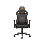 COUGAR DEFENSOR F – SILLA GAMER ERGONÓMICA CON SOPORTE LUMBAR, REPOSABRAZOS 4D PLEGABLES Y RECLINACIÓN HASTA 155° GRIS