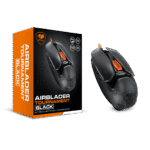 COUGAR AIRBLADER TOURNAMENT – MOUSE GAMING ALÁMBRICO, ULTRA LIGERO, SENSOR PAW3399, NEGRO