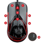 PRIMUS GLADIUS 12400T – MOUSE GAMING ALÁMBRICO, AMBIDIESTRO, 9 BOTONES PROGRAMABLES, SENSOR PIXART - Imagen 7