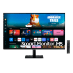 SAMSUNG SMART MONITOR M5 M50C – MONITOR PLANO FHD (1920×1080), 60HZ, 4MS(GTG), VA, TIZEN OS, NEGRO