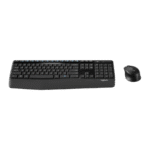 LOGITECH MK345 – COMBO TECLADO Y MOUSE INALÁMBRICOS, RESISTENTE A SALPICADURAS, REPOSAMUÑECAS, BLACK