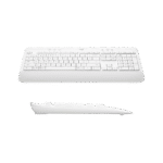LOGITECH SIGNATURE K650 – TECLADO INALÁMBRICO COMFORT, REPOSAMUÑECAS INTEGRADO, BLUETOOTH Y LOGI BOLT, FULL-SIZE BLANCO - Imagen 3