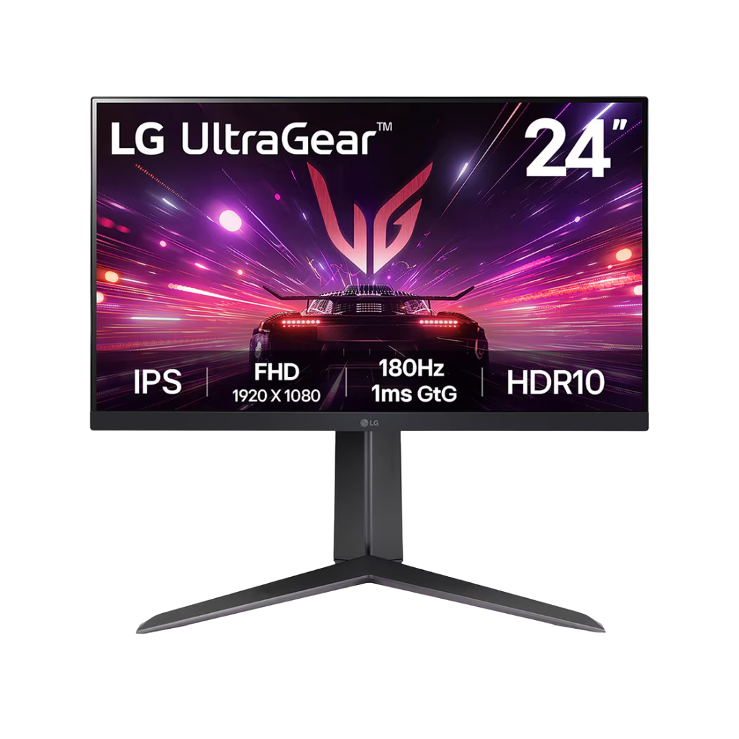 FOTOS WEB 4 (40) LG ULTRAGEAR 24GS65F-B – MONITOR PLANO LED FHD (1920X1080), 180HZ, 1MS(GTG), IPS, G-SYNC COMPATIBLE, NEGRO - Imagen 1