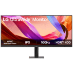 LG 34U511A-B – MONITOR PLANO ULTRAWIDE WFHD (2560×1080), 100HZ, IPS, DISPLAYHDR 400, DISEÑO SIN BORDES, NEGRO