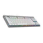 LOGITECH G515 LIGHTSPEED TKL – TECLADO MECÁNICO GAMER, LOW-PROFILE GL TÁCTIL, RGB LIGHTSYNC, WIRELESS, WHITE - Imagen 2