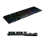 LOGITECH G915 LIGHTSPEED – TECLADO MECÁNICO GAMER, LOW-PROFILE GL, WIRELESS LIGHTSPEED, RGB LIGHTSYNC, BLACK - Imagen 3
