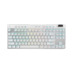 LOGITECH G PRO X TKL LIGHTSPEED – TECLADO MECÁNICO GAMER, WIRELESS LIGHTSPEED, RGB LIGHTSYNC, FORMATO TKL, WHITE