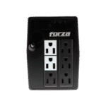 FORZA NT-511 – UPS INTERACTIVA, 500VA / 250W, AVR, 6 TOMAS, PROTECCIÓN RJ11, NEGRO - Imagen 2