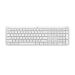 LOGITECH SIGNATURE SLIM K950 – TECLADO INALÁMBRICO SILENT, MULTI-DISPOSITIVO, BLUETOOTH Y LOGI BOLT, FULL-SIZE, WHITE
