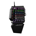 PRIMUS BALLISTA41T – TECLADO MECÁNICO GAMER PARA UNA MANO, SWITCH JIXIAN RED LINEAL, 35 TECLAS, REPOSAMUÑECAS DESMONTABLE, BLACK - Imagen 2