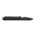 LOGITECH WAVE KEYS – TECLADO ERGONÓMICO INALÁMBRICO, DISEÑO WAVY, REPOSAMUÑECAS DE MEMORY FOAM, MULTI-DISPOSITIVO, GRAPHITE - Imagen 3