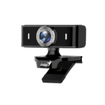 GENIUS FACECAM 2000X2 – CÁMARA WEB FULL HD 1080P, SENSOR CMOS 2M, ENFOQUE MANUAL, ROTACIÓN 360°, NEGRO