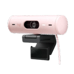 LOGITECH BRIO 500 – CÁMARA WEB FULL HD 1080P, RIGHTLIGHT 4 CON HDR, MICRÓFONOS DUALES, USB-C, ROSA