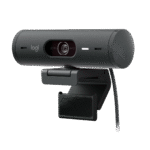 LOGITECH BRIO 500 FHD – CÁMARA WEB INTELIGENTE 1080P, RIGHTLIGHT 4 CON HDR, MICRÓFONOS DUALES, USB-C, GRAFITO