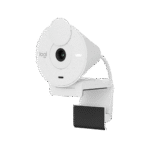 LOGITECH BRIO 300 – CÁMARA WEB FULL HD 1080P, RIGHTLIGHT 2, MICRÓFONO MONO, OBTURADOR INTEGRADO, BLANCO