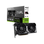 ASUS GEFORCE RTX 5060 DUAL OC EDITION 8GB GDDR6 PCI-E 5.0 – DLSS 4, RAY TRACING, DISEÑO DE 2 VENTILADORES