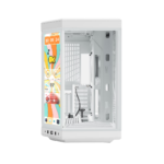 HYTE Y70 TOUCH INFINITE WHITE – CASE MID-TOWER ATX, PANTALLA TÁCTIL INTEGRADA, VIDRIO TEMPLADO PANORÁMICO, SOPORTE GPU VERTICAL, DISEÑO DUAL-CHAMBER - Imagen 3