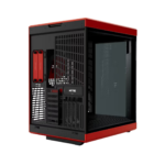 HYTE Y70 TOUCH INFINITE BLACK CHERRY – CASE MID-TOWER ATX, PANTALLA TÁCTIL INTEGRADA, VIDRIO TEMPLADO PANORÁMICO, SOPORTE GPU VERTICAL, DISEÑO DUAL-CHAMBER (copia) (copia) - Imagen 4
