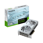 GIGABYTE GEFORCE RTX 5060 EAGLE OC ICE 8GB GDDR7 – GPU PCIe 5.0, DLSS 4, RAY TRACING, 128 BITS, DISEÑO DE 2 VENTILADORES, BLANCO