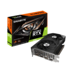 GIGABYTE GEFORCE RTX 3060 WINDFORCE OC 12GB VRAM GDDR6 – GPU PCIe 4.0, DLSS, RAY TRACING, 192 BITS, DISEÑO DE 2 VENTILADORES