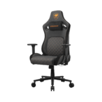 COUGAR DEFENSOR GRAY F – SILLA GAMER ERGONÓMICA, RECLINABLE, APOYABRAZOS 4D, SOPORTE LUMBAR, GRIS
