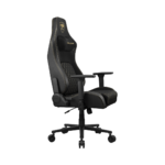 COUGAR DEFENSOR GOLD F – SILLA GAMER ERGONÓMICA, RECLINABLE, APOYABRAZOS 4D, SOPORTE LUMBAR, DORADO - Imagen 4