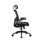 COUGAR SPEEDER ONE BLACK – SILLA ERGONÓMICA, RESPALDO DE MALLA, SOPORTE LUMBAR AJUSTABLE, REPOSABRAZOS REGULABLES, NEGRO - Imagen 4