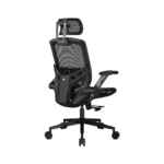 COUGAR SPEEDER ONE BLACK – SILLA ERGONÓMICA, RESPALDO DE MALLA, SOPORTE LUMBAR AJUSTABLE, REPOSABRAZOS REGULABLES, NEGRO - Imagen 5