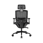 COUGAR SPEEDER ONE BLACK – SILLA ERGONÓMICA, RESPALDO DE MALLA, SOPORTE LUMBAR AJUSTABLE, REPOSABRAZOS REGULABLES, NEGRO - Imagen 6