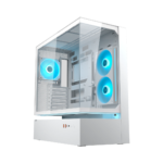 COUGAR CFV235 – CASE GAMING MID TOWER ATX, PANEL FRONTAL Y LATERAL DE VIDRIO TEMPLADO, BLANCO